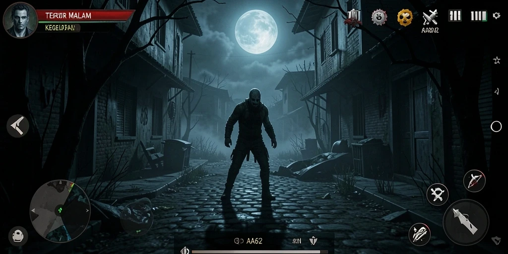 Tampilan gameplay menyeramkan dari AA62 yang menantang nyali.