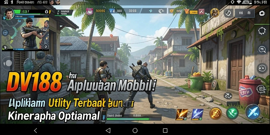 Tampilan utama DV188 yang menunjukkan fitur pembersihan Utility.