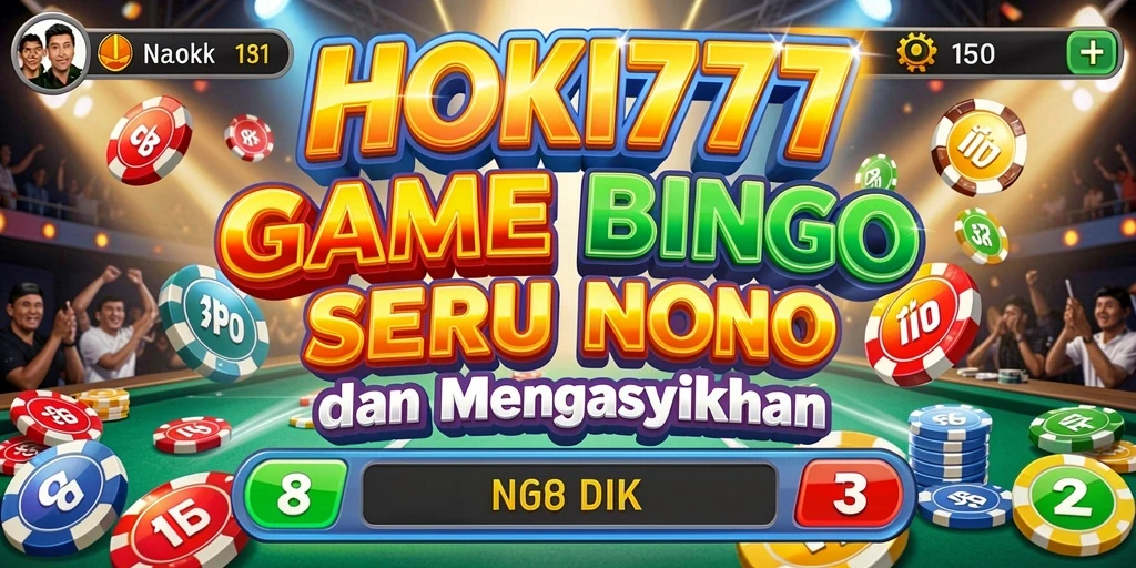Tampilan gameplay HOKI777 yang seru dan penuh warna.