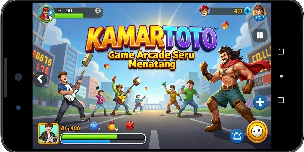 Screenshot dari gameplay seru KAMARTOTO yang memikat.