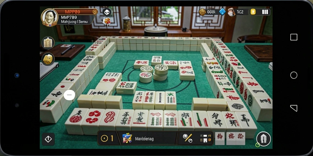 Tangkapan layar gameplay MVP789 dengan tampilan ubin Mahjong yang menarik.