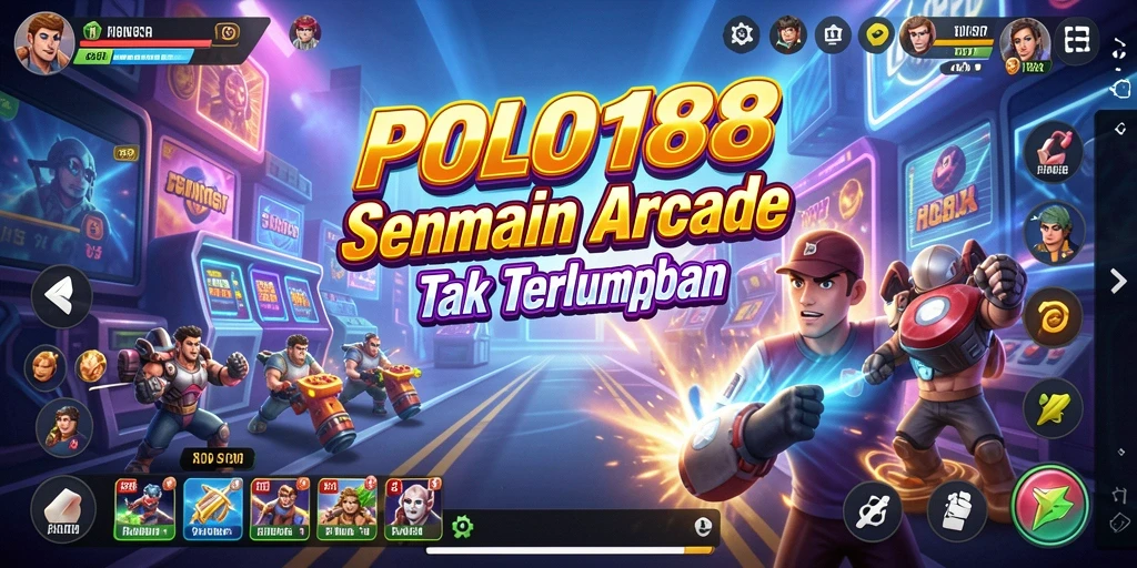Screenshot gameplay yang menunjukkan keseruan permainan arcade.