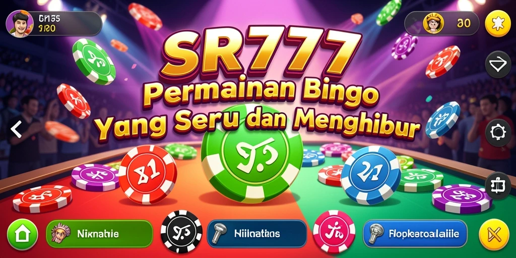 Tampilan gameplay SR777 yang menarik dan seru saat bermain Bingo.