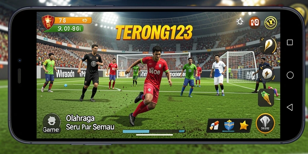 Tampilan menarik gameplay dari game olahraga TERONG123.