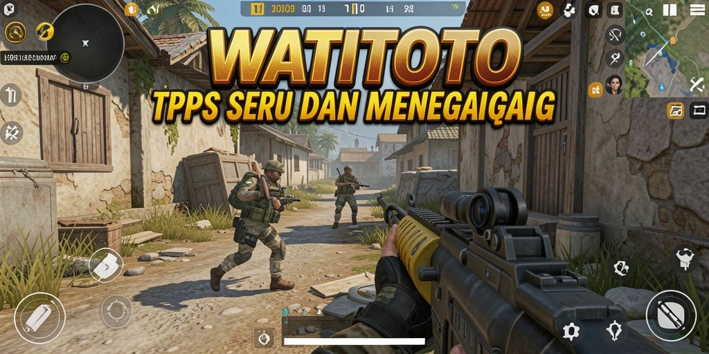 Gameplay WATITOTO yang mendebarkan dalam mode TPS.