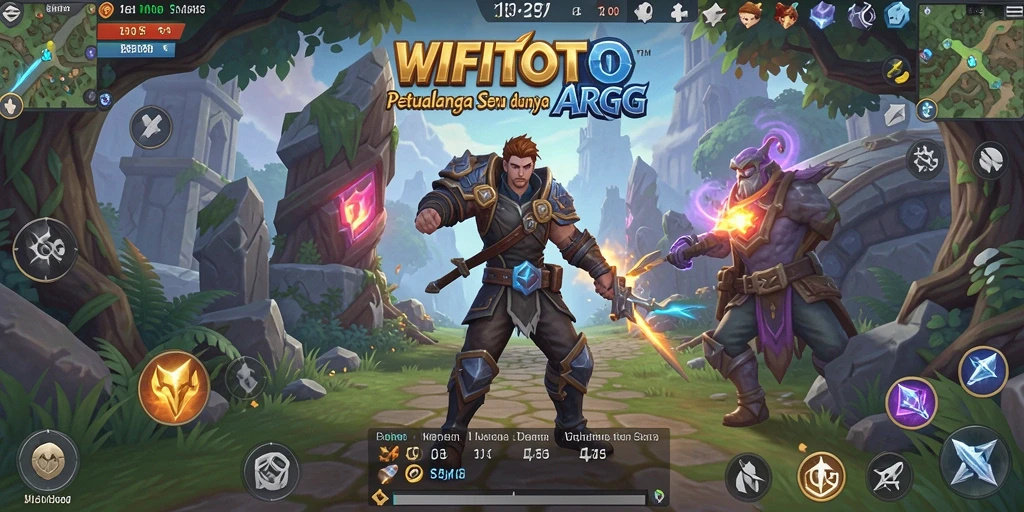 Tampilan gameplay ARPG yang mendebarkan di WIFITOTO.