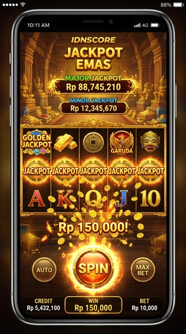 Pengguna sedang mencari aplikasi di idnscore.